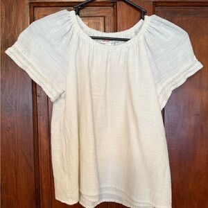 Cat & Jack Cream Blouse
